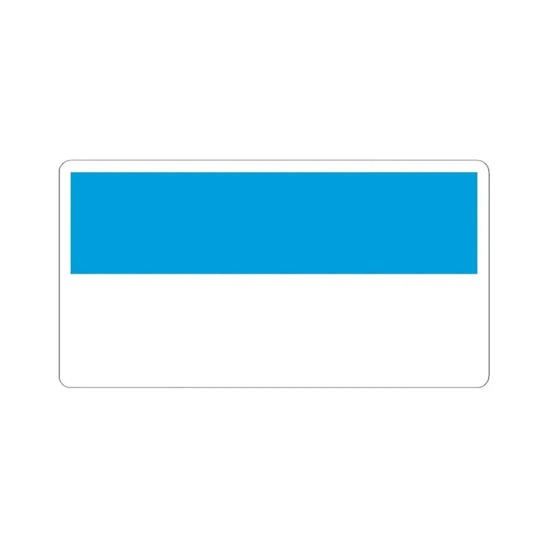 Flag of Viljandi Estonia - STICKER Vinyl Kiss-Cut Decal 4 Inch White - The Sticker Space