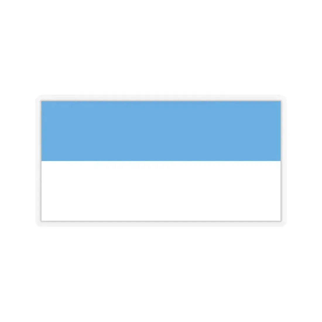 Flag of Viljandi Estonia - STICKER Vinyl Kiss-Cut Decal 6 Inch Transparent - The Sticker Space