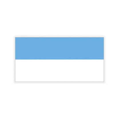 Flag of Viljandi Estonia - STICKER Vinyl Kiss-Cut Decal 6 Inch Transparent - The Sticker Space