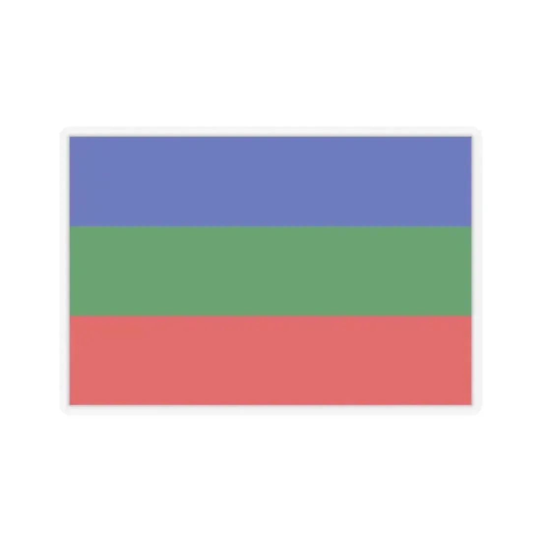 Flag of Villavicencio Meta Colombia - STICKER Vinyl Kiss-Cut Decal 3 Inch Transparent - The Sticker Space