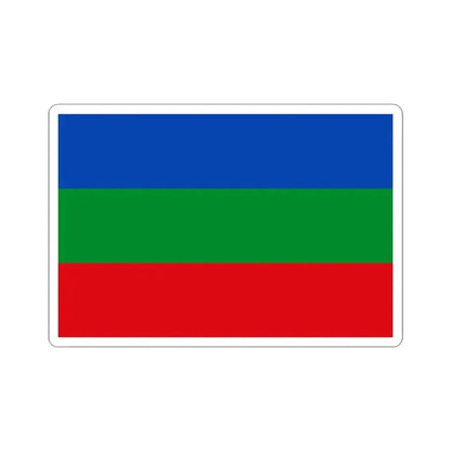 Flag of Villavicencio Meta Colombia - STICKER Vinyl Kiss-Cut Decal 3 Inch White - The Sticker Space