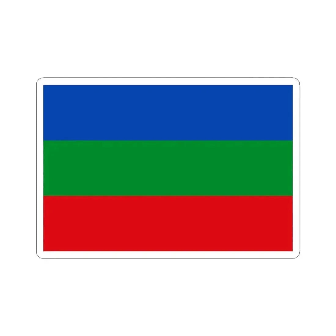 Flag of Villavicencio Meta Colombia - STICKER Vinyl Kiss-Cut Decal 4 Inch White - The Sticker Space