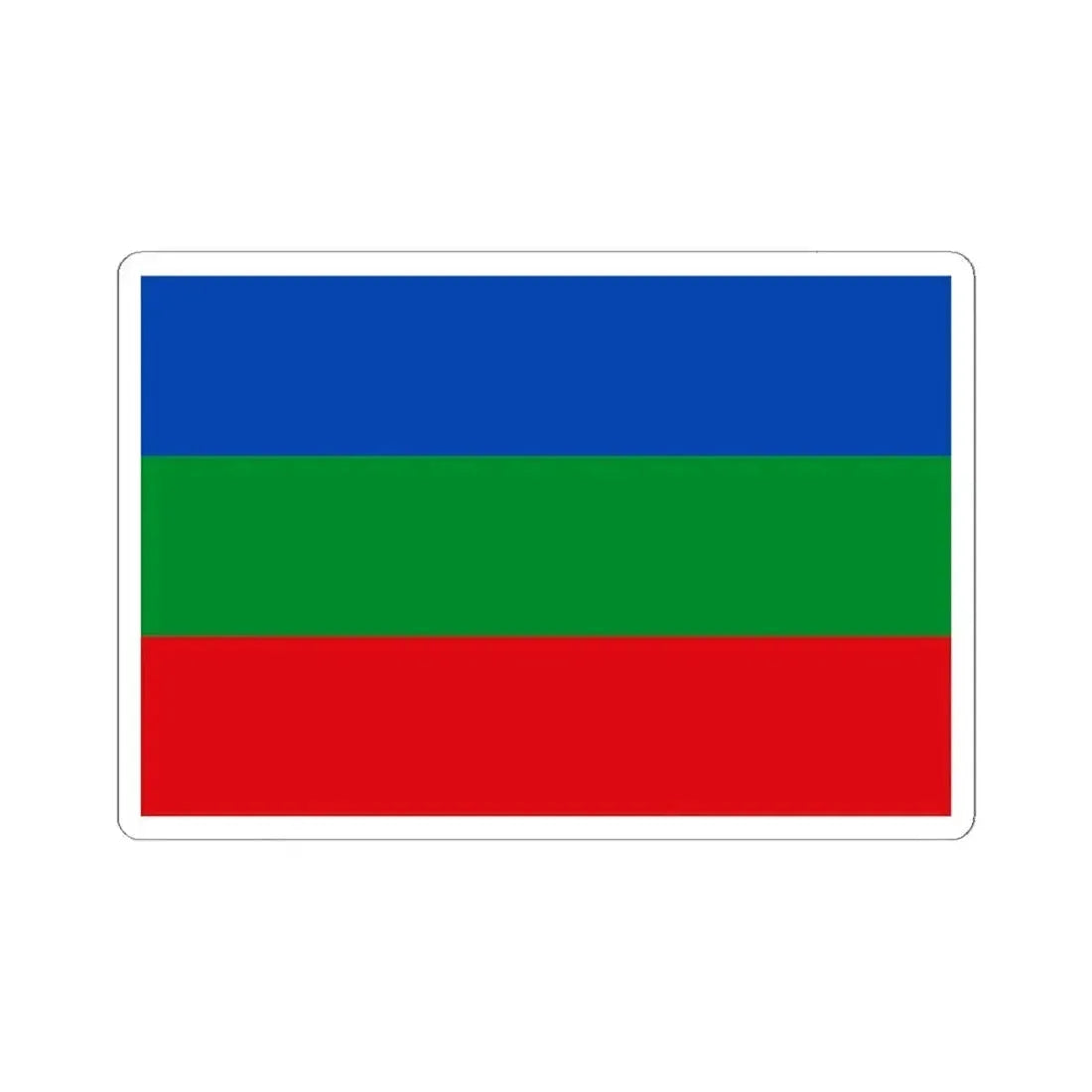 Flag of Villavicencio Meta Colombia - STICKER Vinyl Kiss-Cut Decal 6 Inch White - The Sticker Space