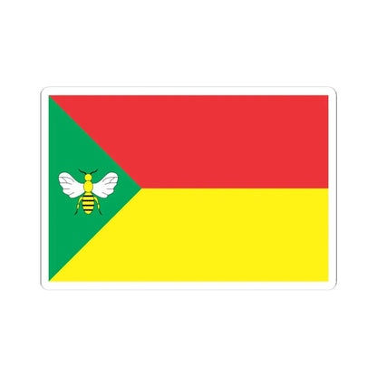 Flag of Vilshanka raion (Ukraine) STICKER Vinyl Kiss-Cut Decal 4 Inch White - The Sticker Space