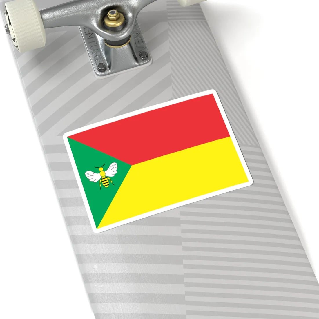 Flag of Vilshanka raion (Ukraine) STICKER Vinyl Kiss-Cut Decal - The Sticker Space