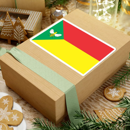 Flag of Vilshanka raion (Ukraine) STICKER Vinyl Kiss-Cut Decal - The Sticker Space