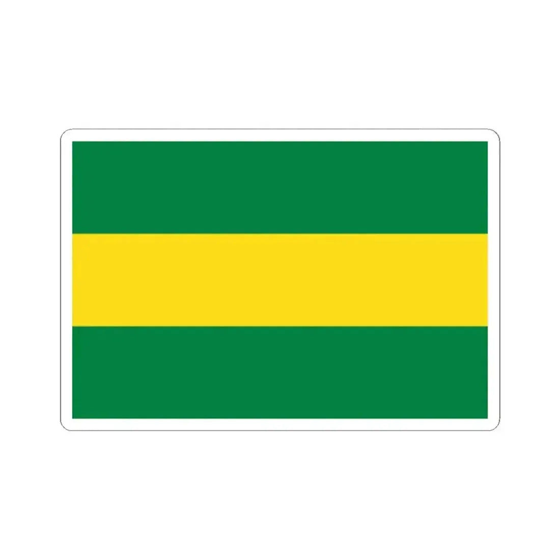 Flag of Vinces (Ecuador) STICKER Vinyl Kiss-Cut Decal 2 Inch White - The Sticker Space