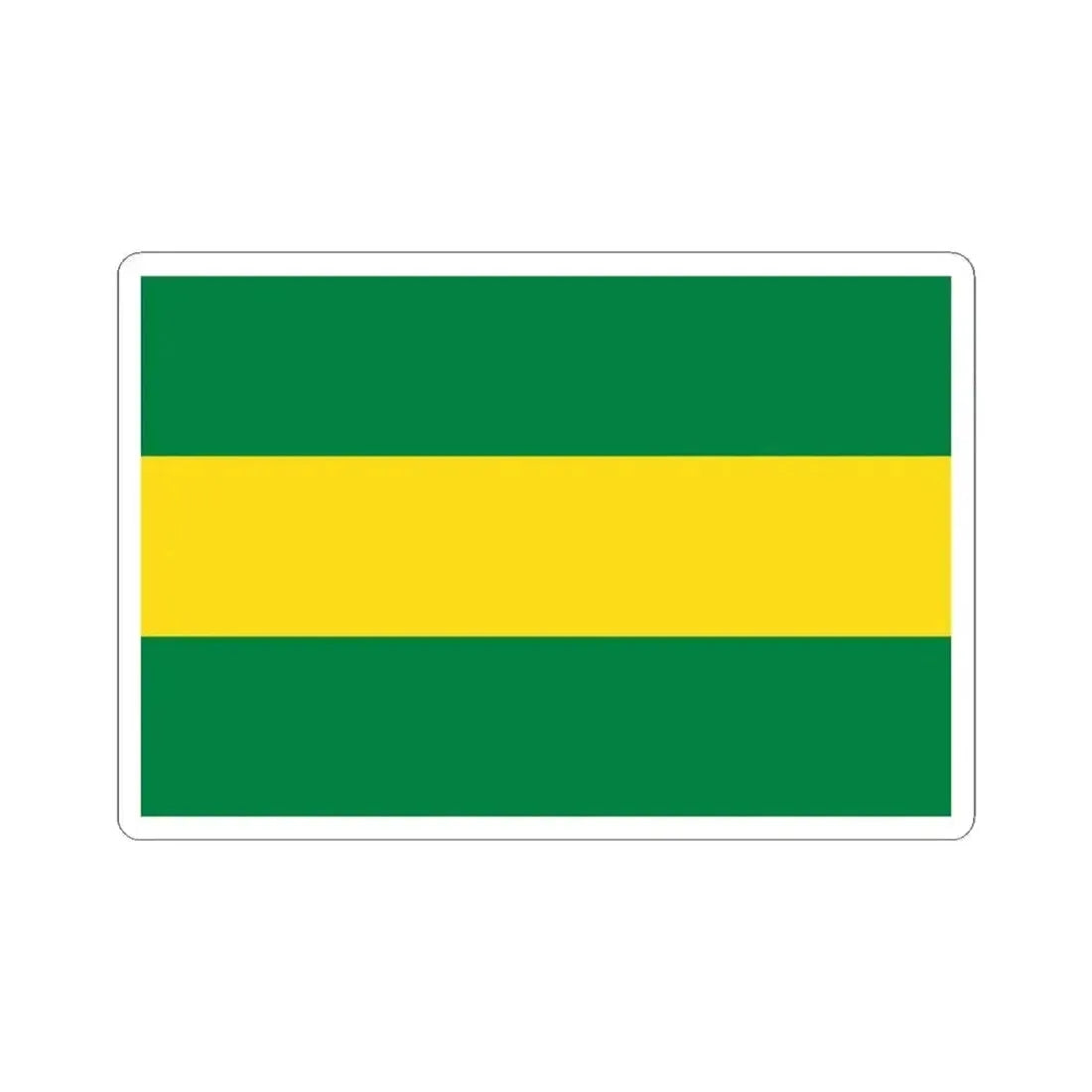 Flag of Vinces (Ecuador) STICKER Vinyl Kiss-Cut Decal 4 Inch White - The Sticker Space