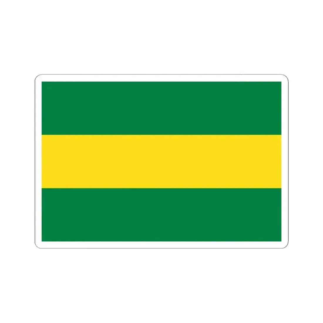 Flag of Vinces (Ecuador) STICKER Vinyl Kiss-Cut Decal 6 Inch White - The Sticker Space