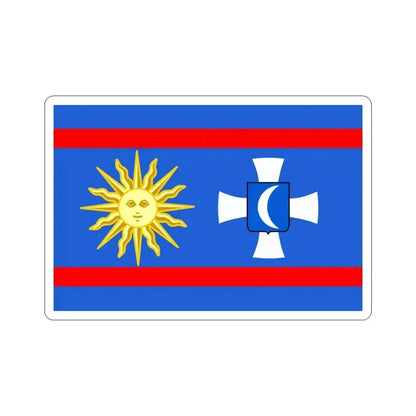 Flag of Vinnytsia Oblast Ukraine STICKER Vinyl Die-Cut Decal 3 Inch - The Sticker Space