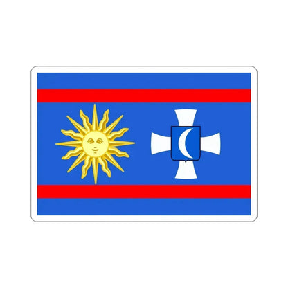 Flag of Vinnytsia Oblast Ukraine STICKER Vinyl Die-Cut Decal 5 Inch - The Sticker Space