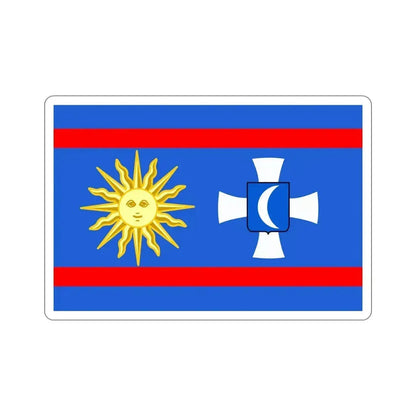 Flag of Vinnytsia Oblast Ukraine STICKER Vinyl Die-Cut Decal 6 Inch - The Sticker Space