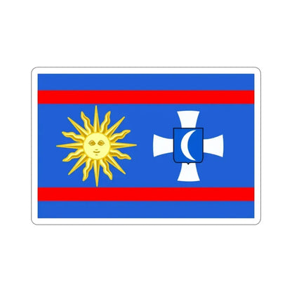 Flag of Vinnytsia Oblast Ukraine STICKER Vinyl Die-Cut Decal - The Sticker Space