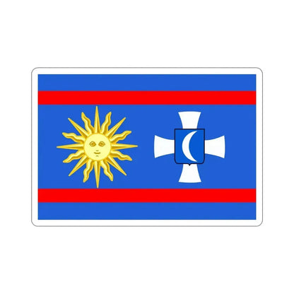 Flag of Vinnytsia Oblast Ukraine STICKER Vinyl Die-Cut Decal - The Sticker Space
