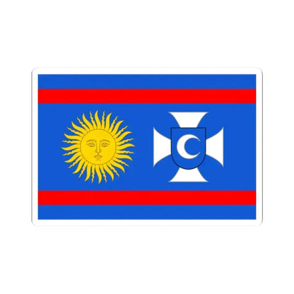 Flag of Vinnytsia Oblast (Ukraine) STICKER Vinyl Kiss-Cut Decal 2 Inch White - The Sticker Space