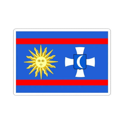 Flag of Vinnytsia Oblast Ukraine - STICKER Vinyl Kiss-Cut Decal 3 Inch White - The Sticker Space