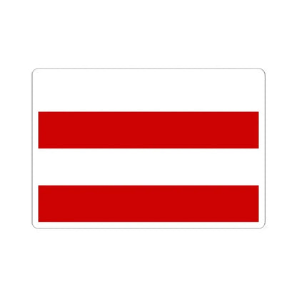 Flag of Vinohrady Prague (Czech Republic) STICKER Vinyl Kiss-Cut Decal 2 Inch White - The Sticker Space