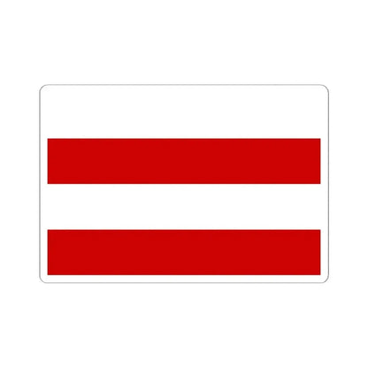 Flag of Vinohrady Prague (Czech Republic) STICKER Vinyl Kiss-Cut Decal 6 Inch White - The Sticker Space
