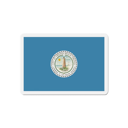 Flag of Virginia Beach Virginia - Die-Cut Magnet-6 × 6"-The Sticker Space