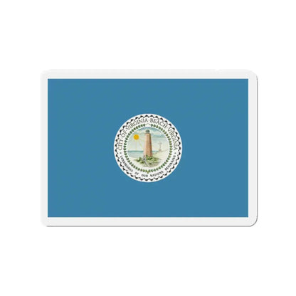 Flag of Virginia Beach Virginia - Refrigerator Magnet 2 Inch - The Sticker Space