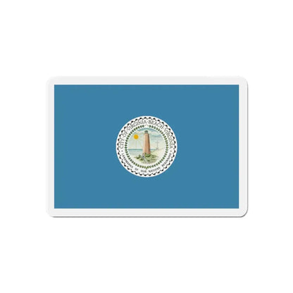 Flag of Virginia Beach Virginia - Refrigerator Magnet 6 Inch - The Sticker Space