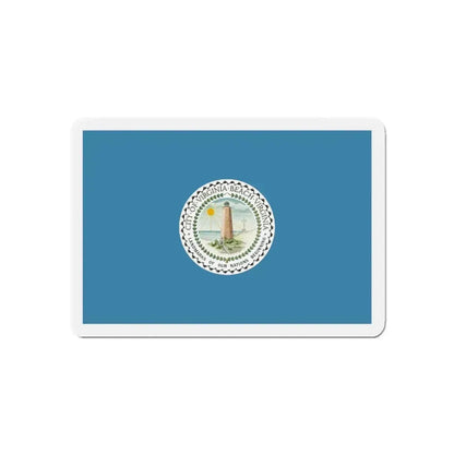 Flag of Virginia Beach Virginia - Refrigerator Magnet - The Sticker Space