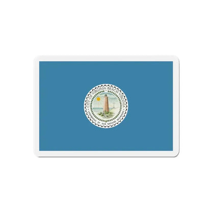 Flag of Virginia Beach Virginia - Refrigerator Magnet - The Sticker Space
