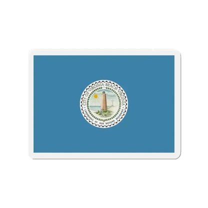 Flag of Virginia Beach Virginia - Refrigerator Magnet - The Sticker Space