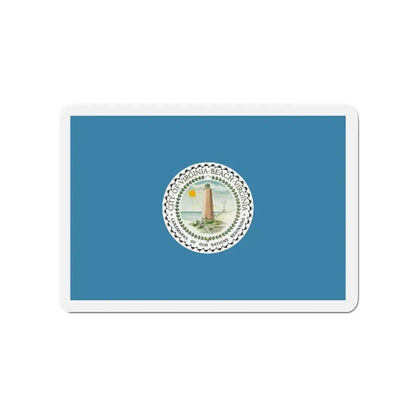 Flag of Virginia Beach Virginia - Refrigerator Magnet - The Sticker Space