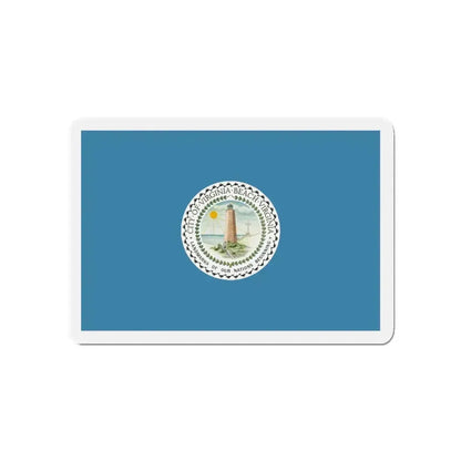 Flag of Virginia Beach Virginia - Refrigerator Magnet - The Sticker Space