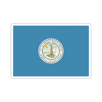 Flag of Virginia Beach Virginia USA STICKER Vinyl Die-Cut Decal-2 Inch-The Sticker Space