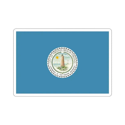 Flag of Virginia Beach Virginia USA STICKER Vinyl Die-Cut Decal 2 Inch - The Sticker Space