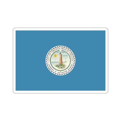 Flag of Virginia Beach Virginia USA STICKER Vinyl Die-Cut Decal-3 Inch-The Sticker Space