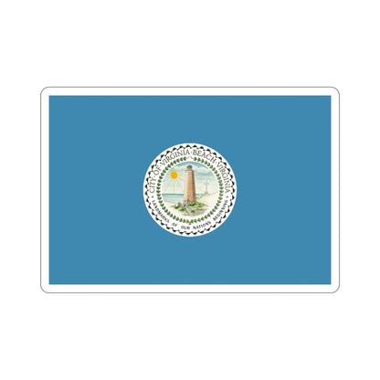 Flag of Virginia Beach Virginia USA STICKER Vinyl Die-Cut Decal-4 Inch-The Sticker Space