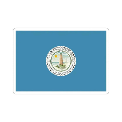 Flag of Virginia Beach Virginia USA STICKER Vinyl Die-Cut Decal 5 Inch - The Sticker Space