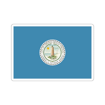 Flag of Virginia Beach Virginia USA STICKER Vinyl Die-Cut Decal-6 Inch-The Sticker Space