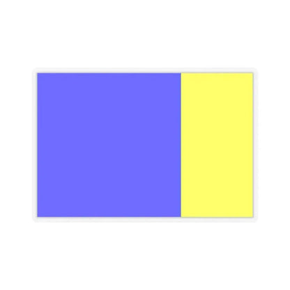 Flag of Viterbo Italy - STICKER Vinyl Kiss-Cut Decal 2 Inch Transparent - The Sticker Space