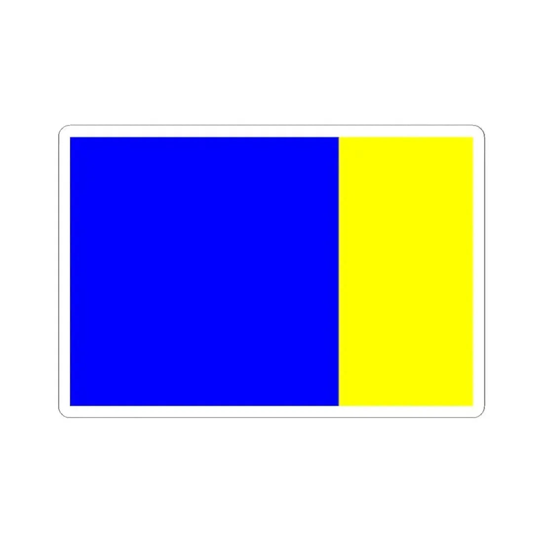 Flag of Viterbo Italy - STICKER Vinyl Kiss-Cut Decal 2 Inch White - The Sticker Space