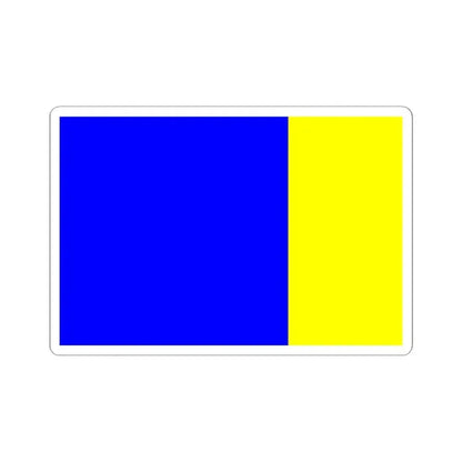 Flag of Viterbo Italy - STICKER Vinyl Kiss-Cut Decal 2 Inch White - The Sticker Space