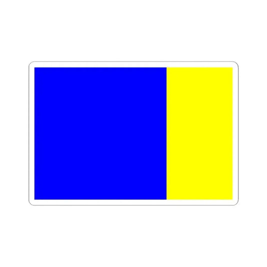 Flag of Viterbo Italy - STICKER Vinyl Kiss-Cut Decal 2 Inch White - The Sticker Space