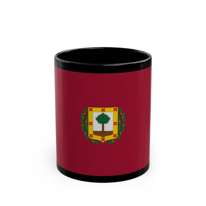 Flag of Vizcaya Spain - Black Coffee Mug-11oz-The Sticker Space