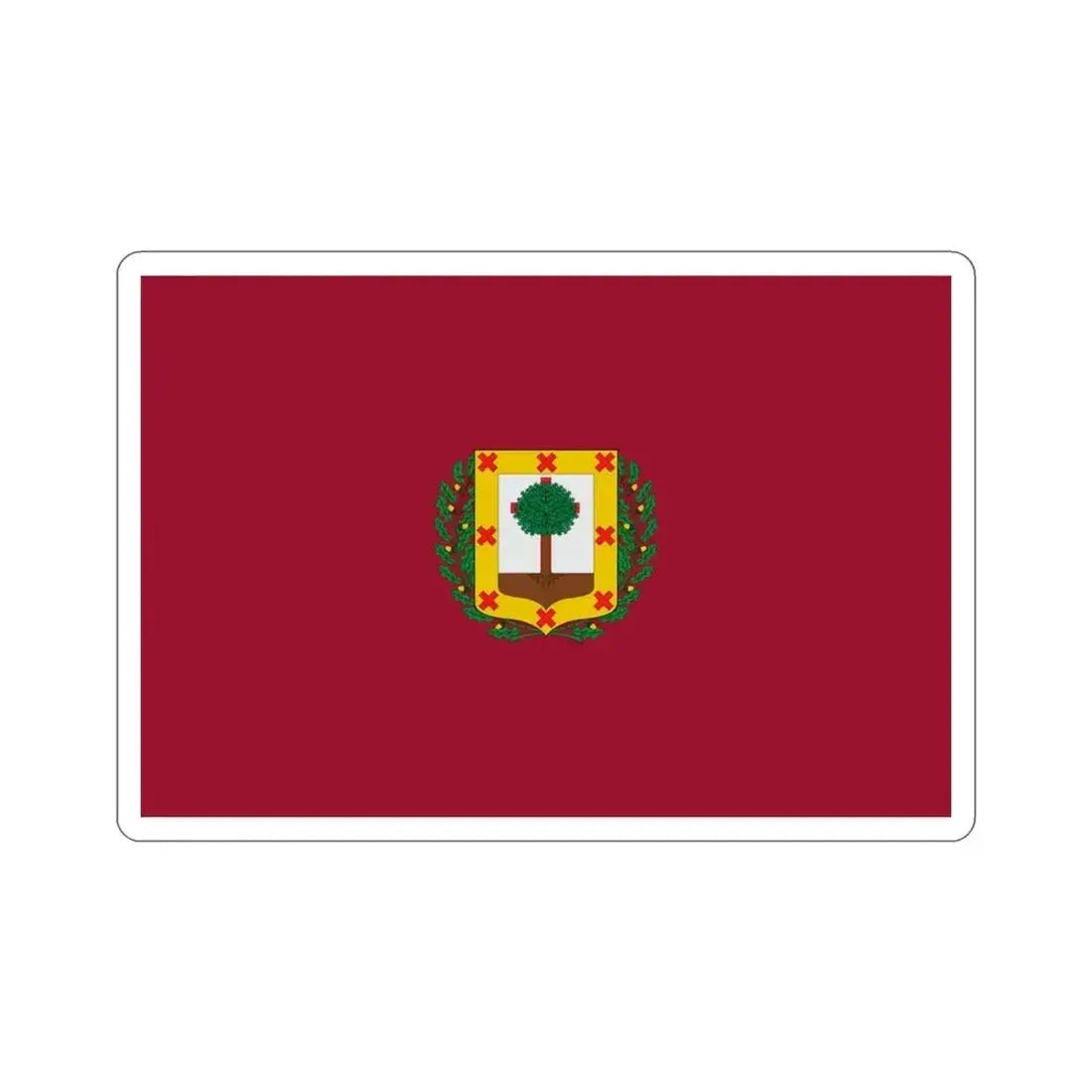 Flag of Vizcaya Spain STICKER Vinyl Die-Cut Decal 3 Inch - The Sticker Space