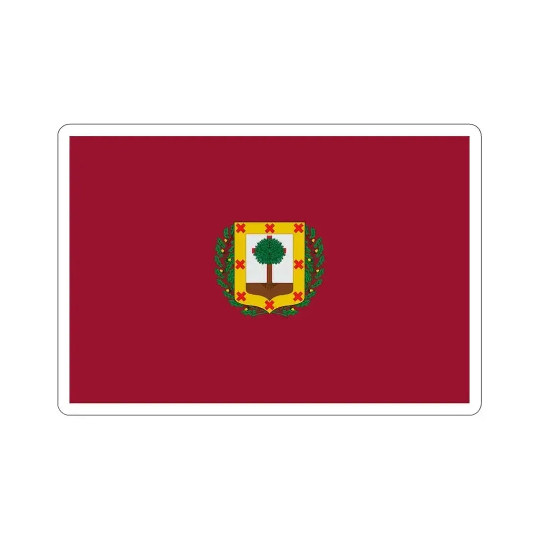 Flag of Vizcaya Spain STICKER Vinyl Die-Cut Decal 3 Inch - The Sticker Space