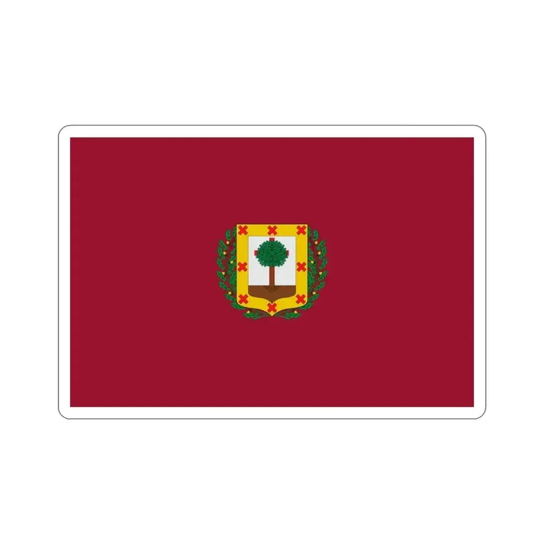 Flag of Vizcaya Spain STICKER Vinyl Die-Cut Decal 4 Inch - The Sticker Space