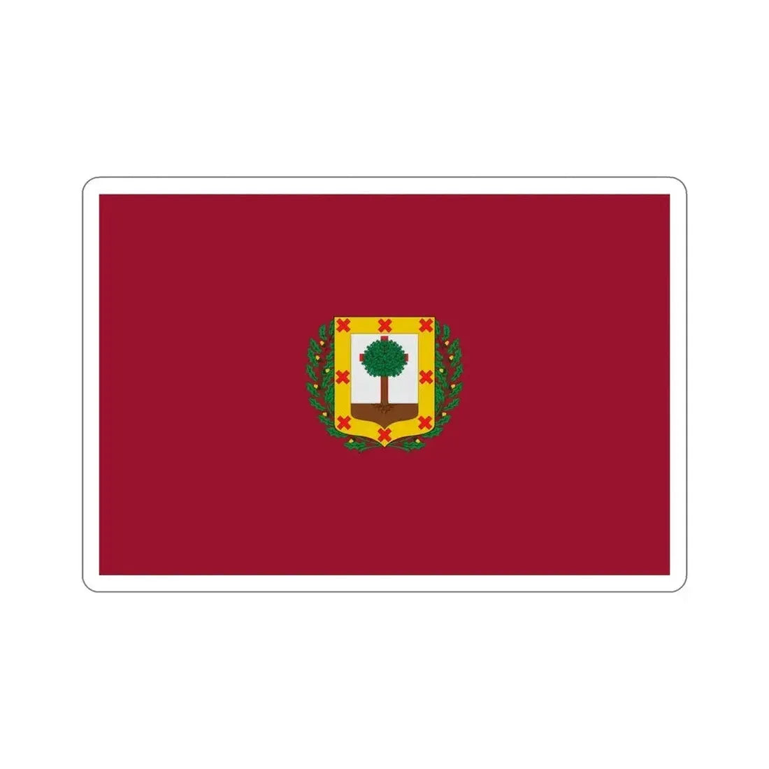 Flag of Vizcaya Spain STICKER Vinyl Die-Cut Decal 6 Inch - The Sticker Space