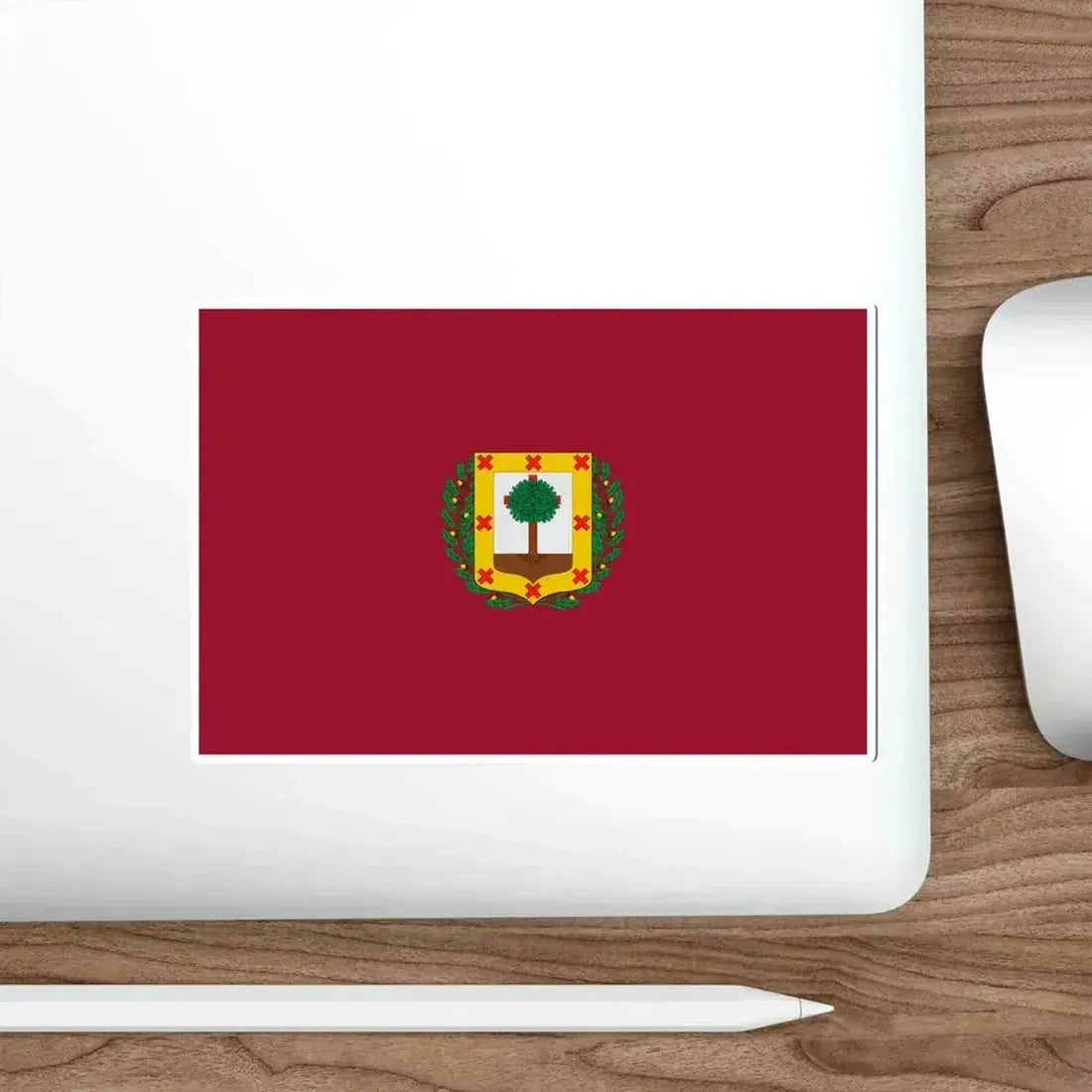 Flag of Vizcaya Spain STICKER Vinyl Die-Cut Decal - The Sticker Space