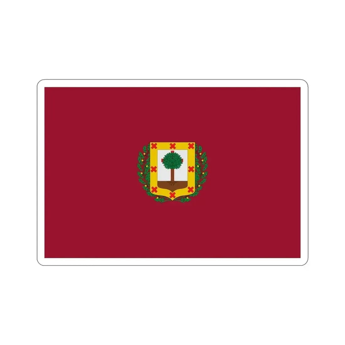 Flag of Vizcaya Spain STICKER Vinyl Die-Cut Decal - The Sticker Space