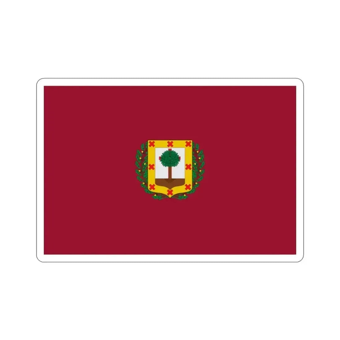 Flag of Vizcaya Spain STICKER Vinyl Die-Cut Decal - The Sticker Space