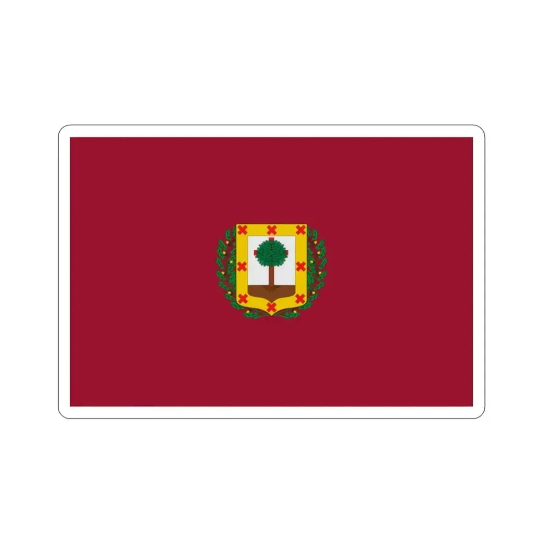 Flag of Vizcaya Spain STICKER Vinyl Die-Cut Decal - The Sticker Space