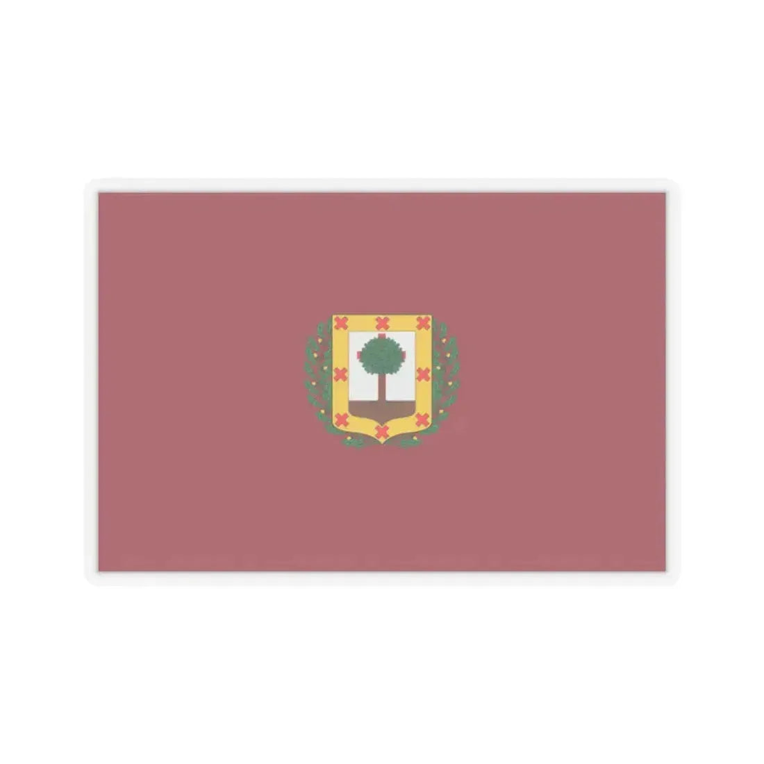 Flag of Vizcaya Spain - STICKER Vinyl Kiss-Cut Decal 2 Inch Transparent - The Sticker Space